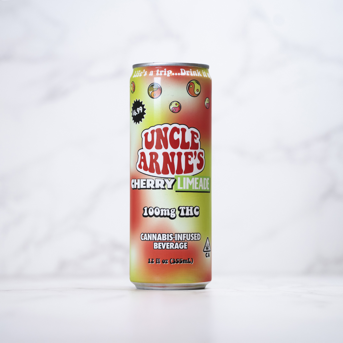 UNCLE ARNIE'S - CHERRY LIMEADE - SODA - (12 FL OZ) - [100MG]