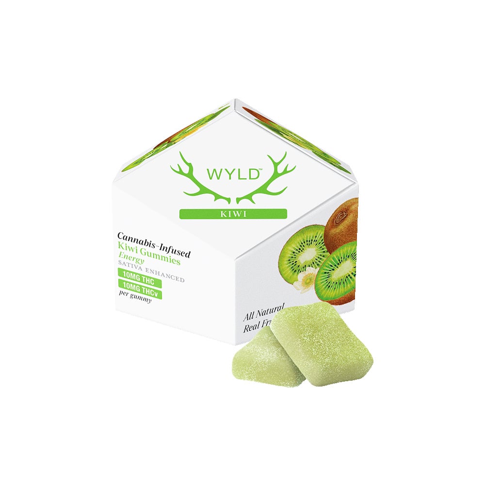 Shop Kiwi 1:1 THCv + Sativa Enhanced Gummies | 100mg | Dockside