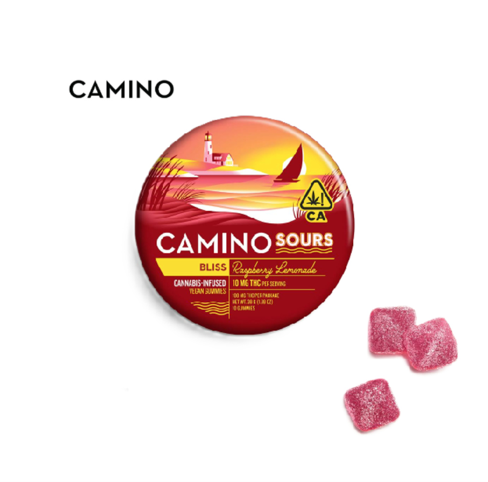 RASPBERRY LEMONADE SOURS 100MG 10 PACK GUMMIES