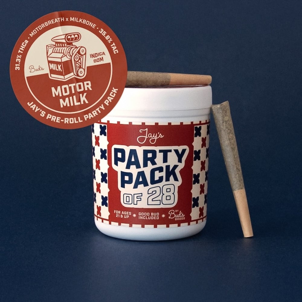 Jay's - Motor Milk Party Pack Pre-Roll 0.5g 28pk (14g) *NP