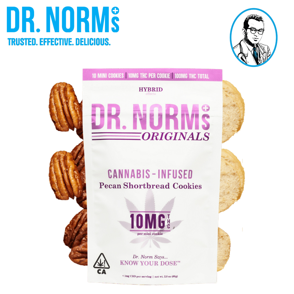 Pecan Shortbread 10mg Cookies