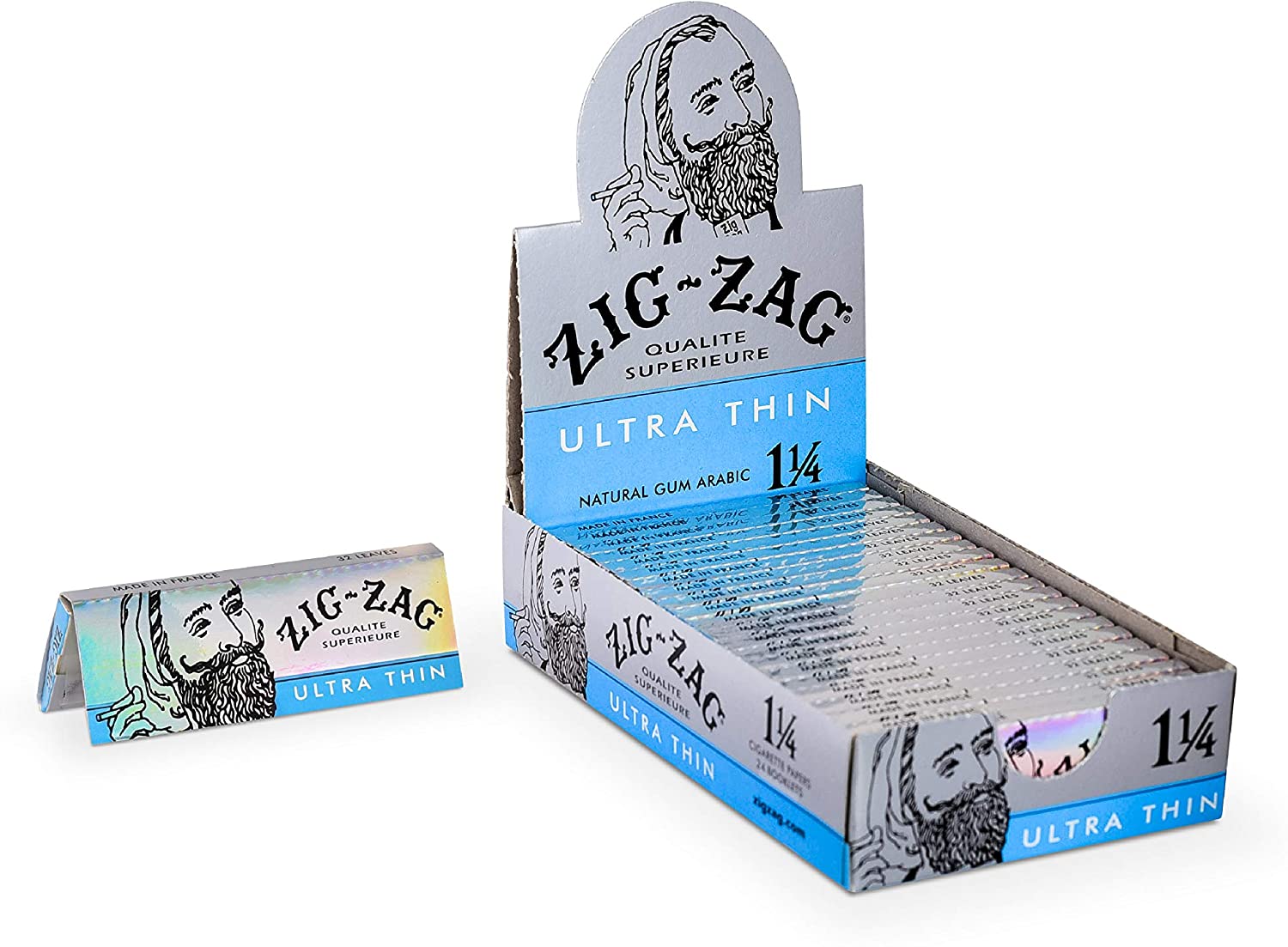 Zig-Zag Ultra Thin Rolling Papers - 1 1/4 (78mm)