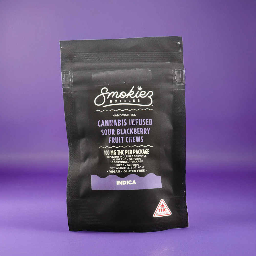 Sour Blackberry - Indica [10pk] (100mg)