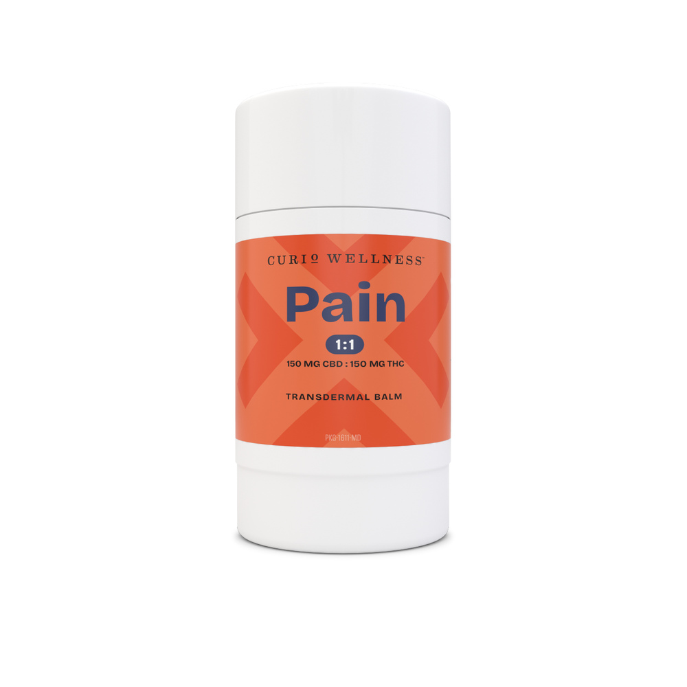 Pain 1:1 Transdermal Balm (150mg CBD/150mg THC)
