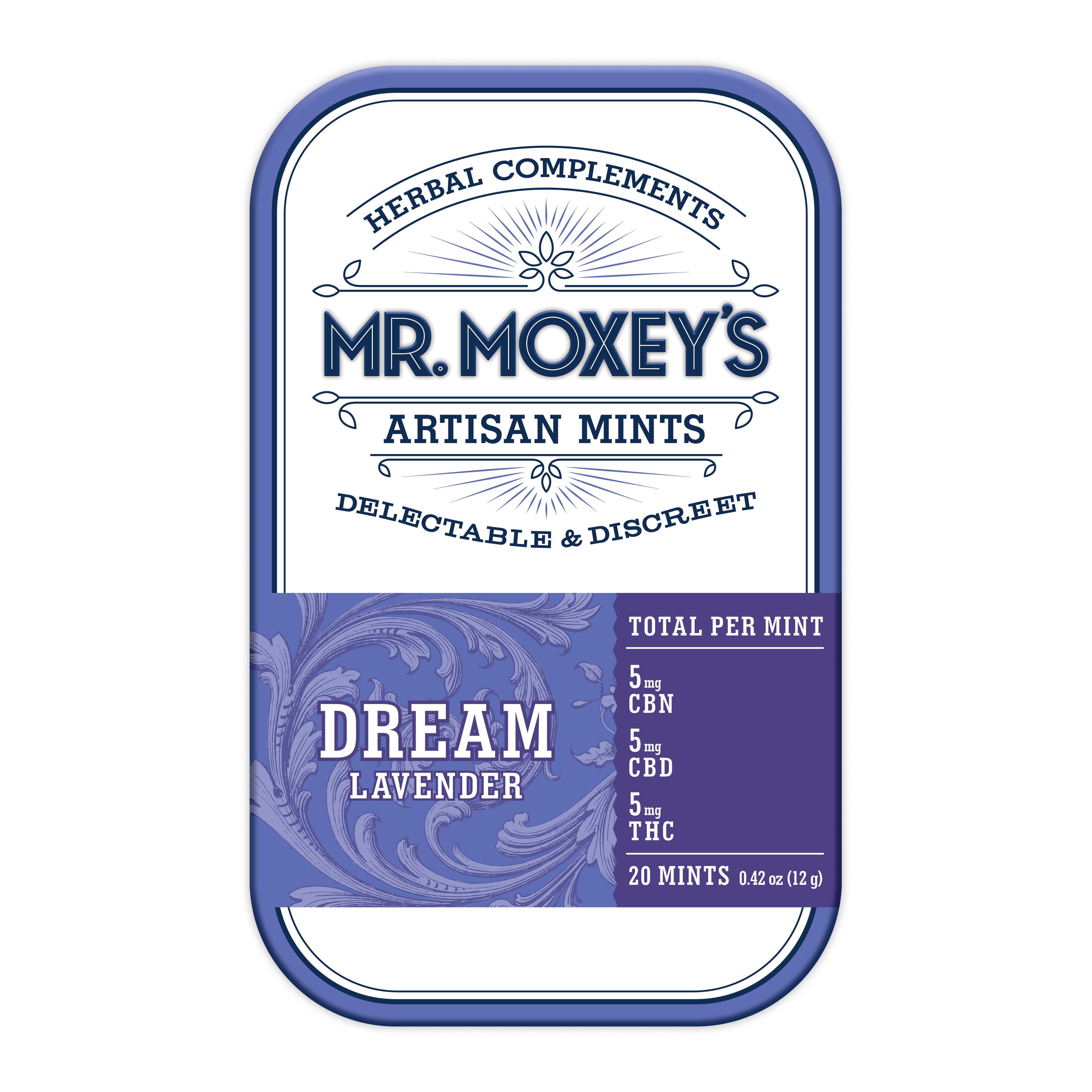 Dream 1:1:1 CBN Lavender Mints (100mg CBN/100mg CBD/100mg THC)
