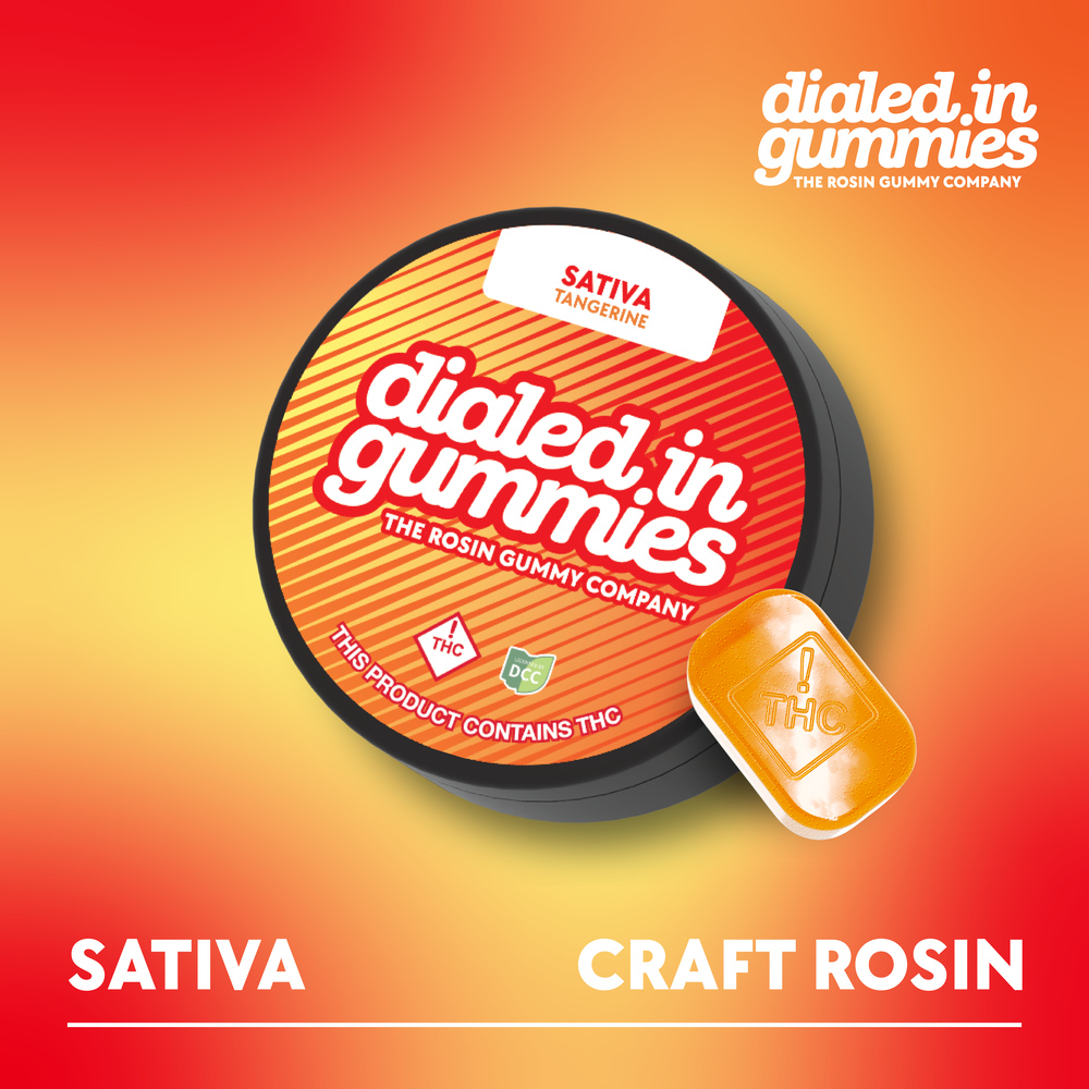 100mg - Tangerine - Rosin Gummies (10pk)