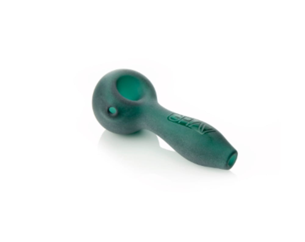 Sandblasted Spoon Lake Green