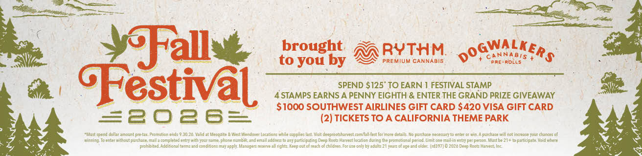 Deep Roots Harvest - Mesquite Marketing Banner