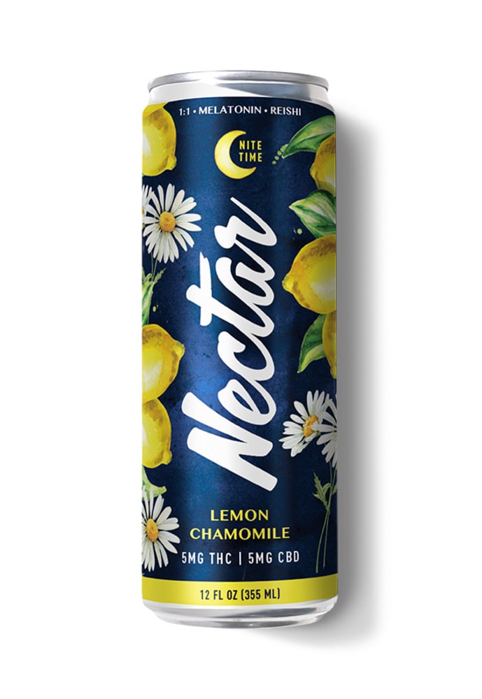 1:1 NiteTime Lemon Chamomile [12oz] (5mg CBD/5mg THC)