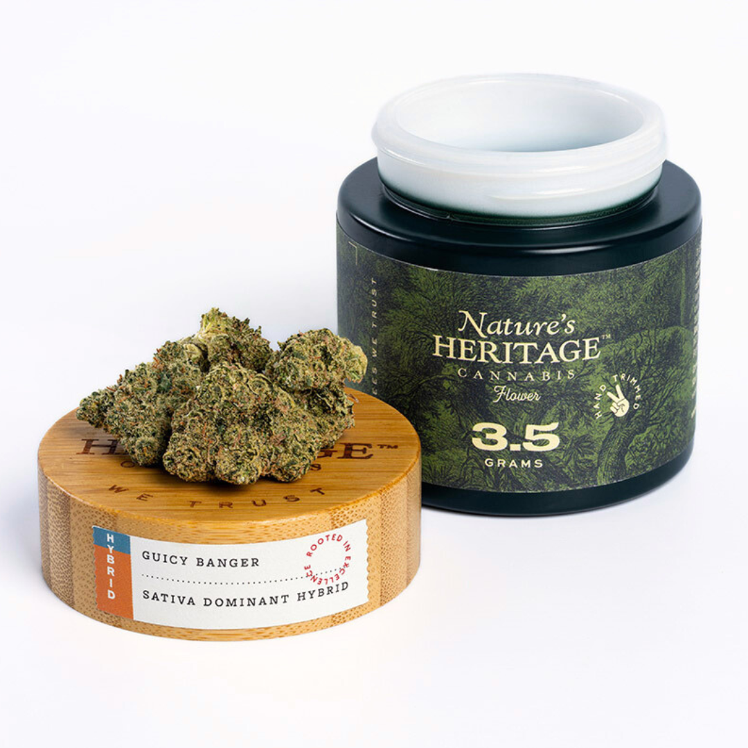 nature's heritage disposable vape Guicy Banger
