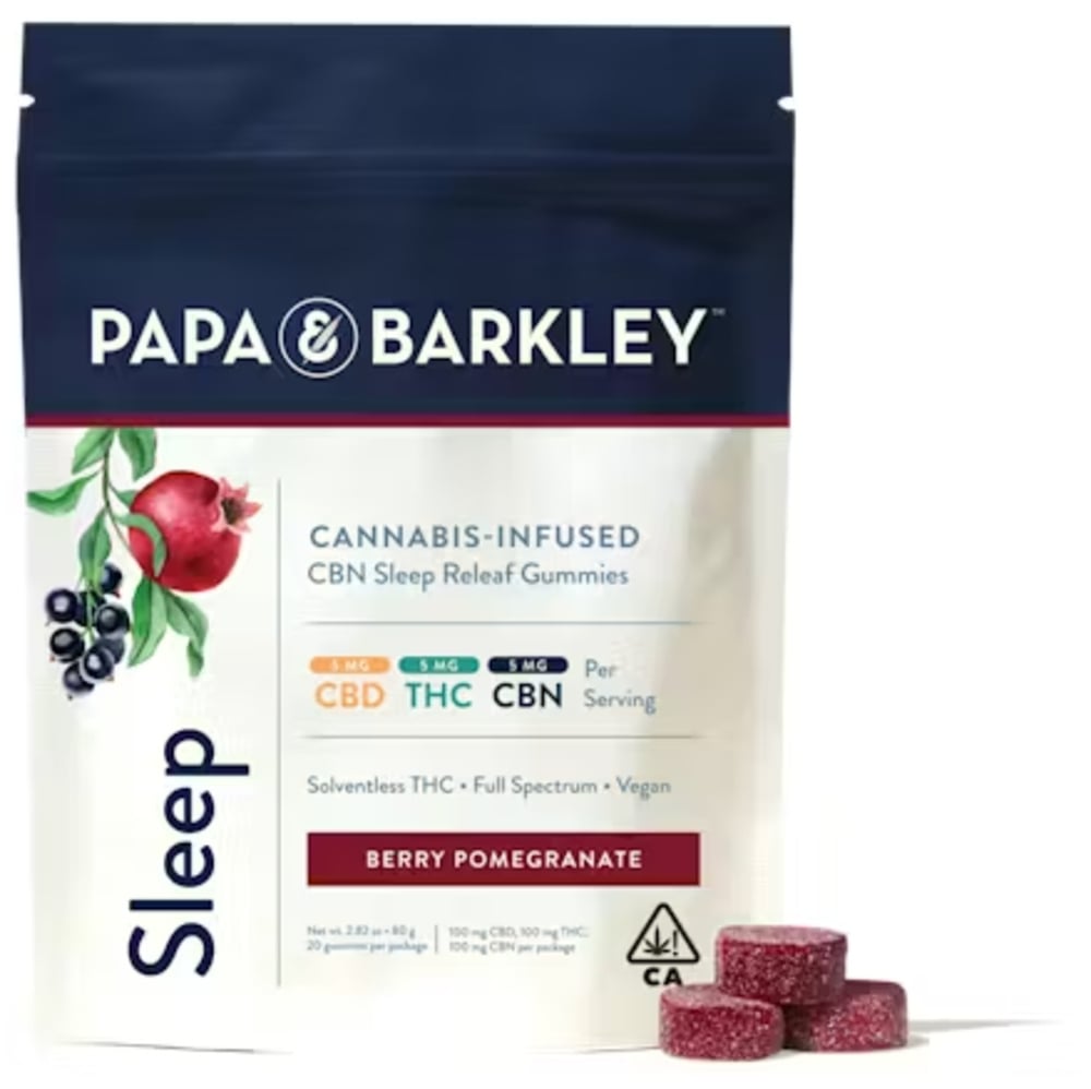 Berry Pomegranate Sleep [20pk] (100mg CBD/100mg THC/100mg CBN)