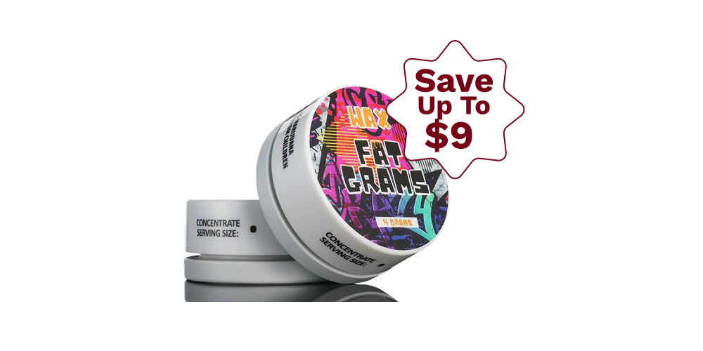 Save $9: 20% off Fat Grams 4g Wax special