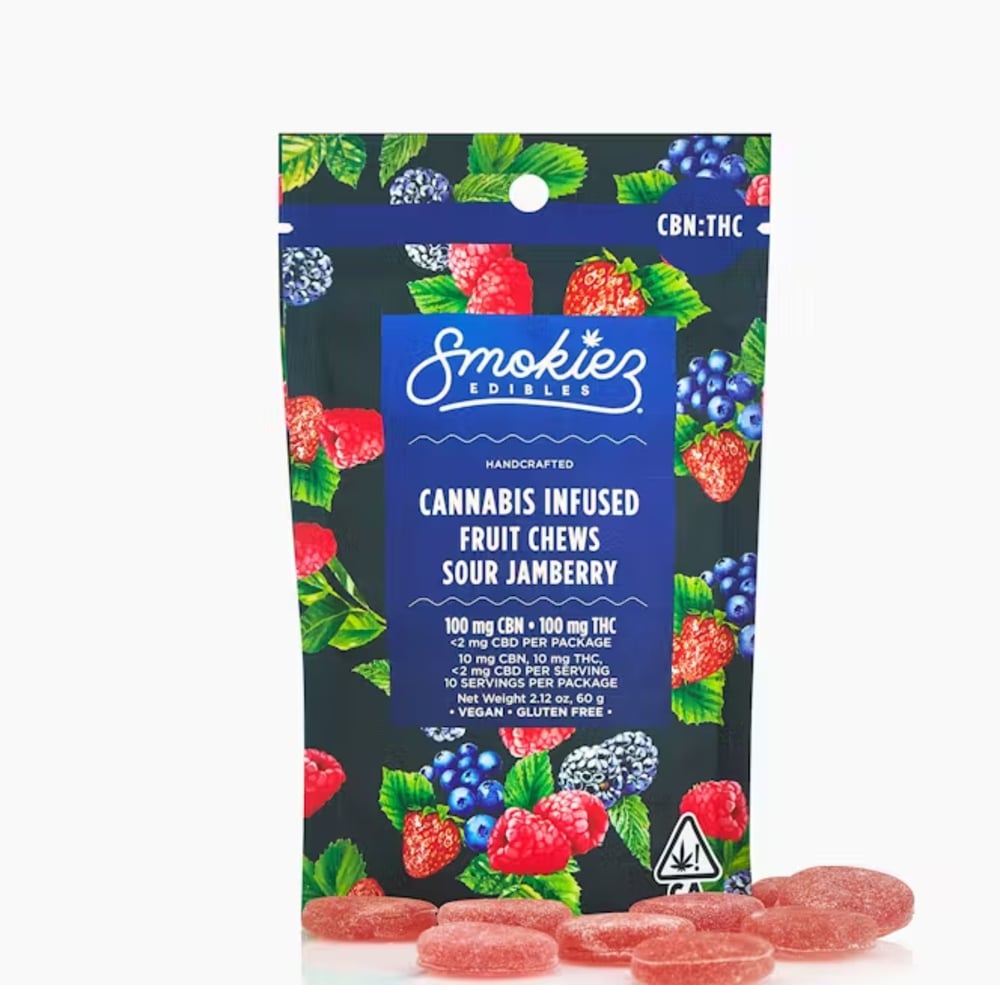 1:1 Sour Jamberry [10pk] (100mg CBN/100mg THC)
