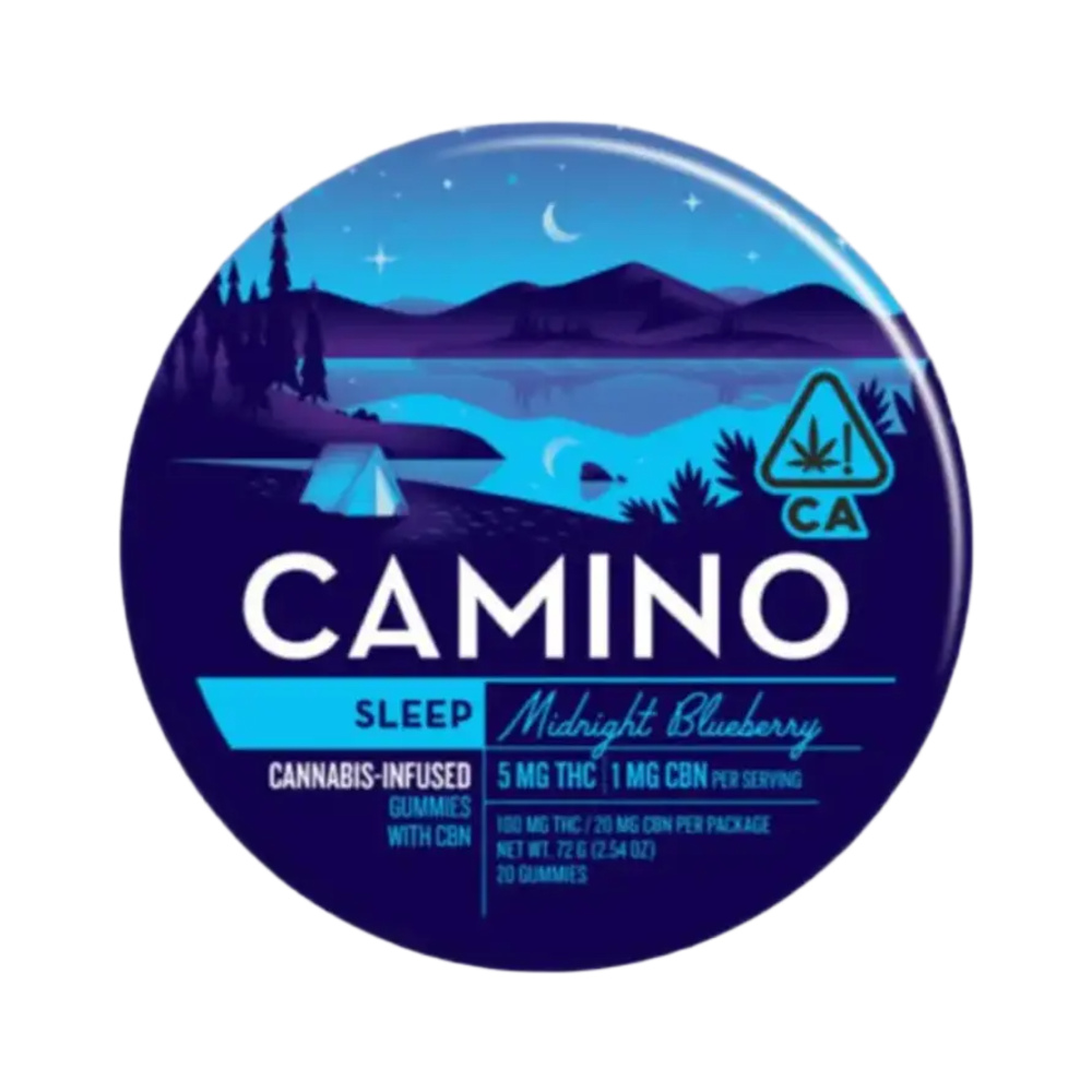 Camino 5:1 'Sleep' Midnight Blueberry [20pk] (100mg THC/20mg CBN)