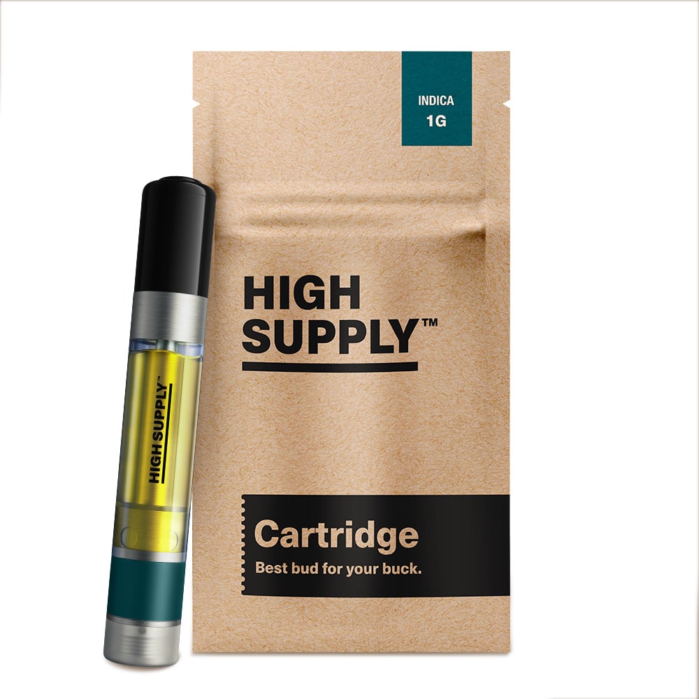 High Supply  Blackberry Kush  Vape Cartridge  Indica