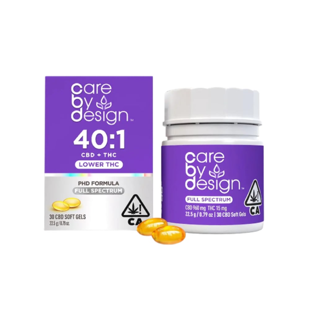 Care By Design CBD 40:1 [30pk] (960mg CBD/15mg THC/240mg CBDA/15mg THCA)