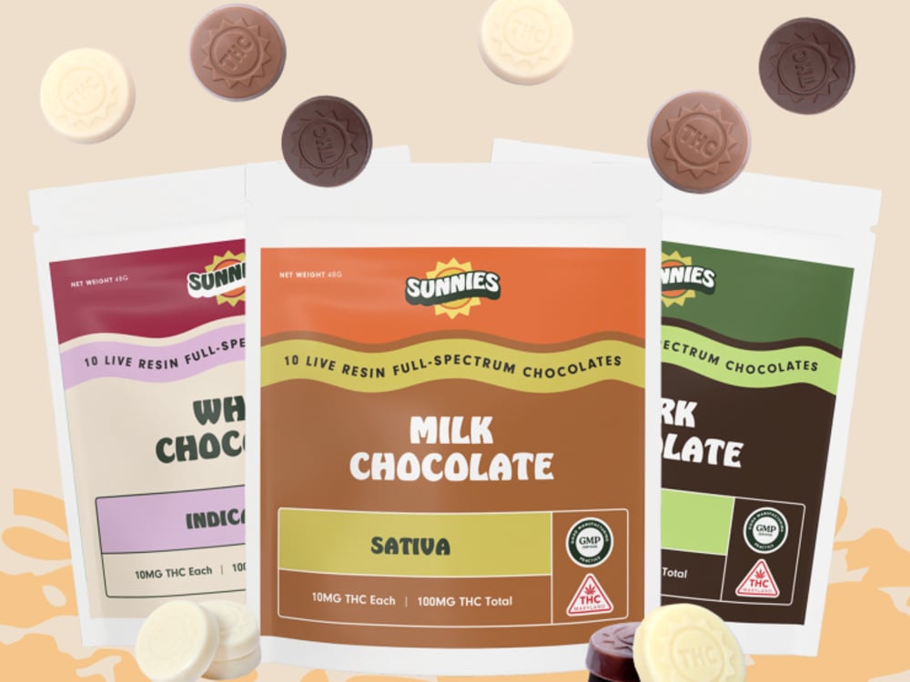 Live Resin Milk Chocolate Indica [10pk] (100mg)