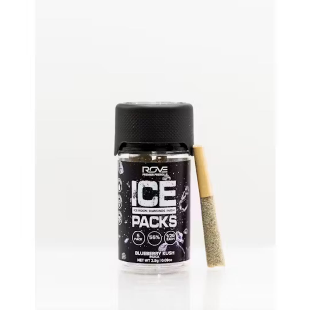 Blueberry Kush - Infused Ice Packs (Rosin, Hash, and Diamonds) [5x 0.5g]