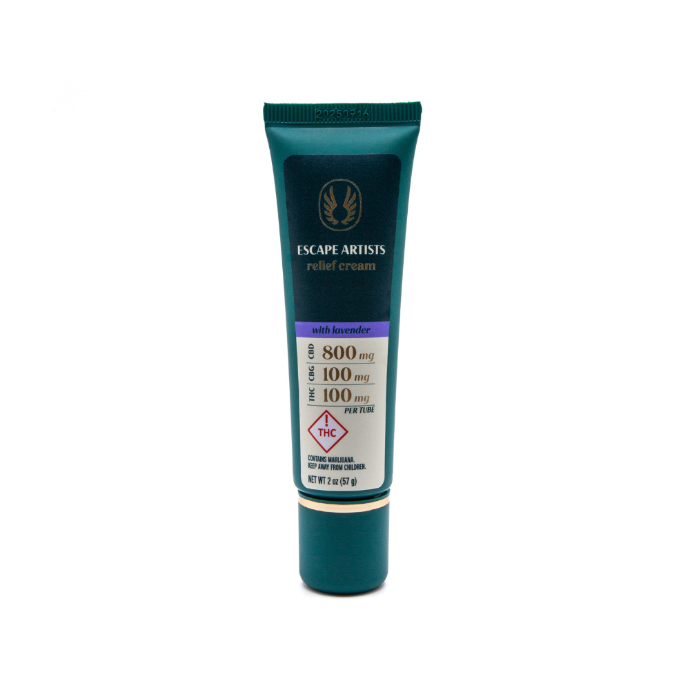 8:1:1 Relief Cream - Lavender [2oz] (800mg CBD/100mg CBG/100mg THC)