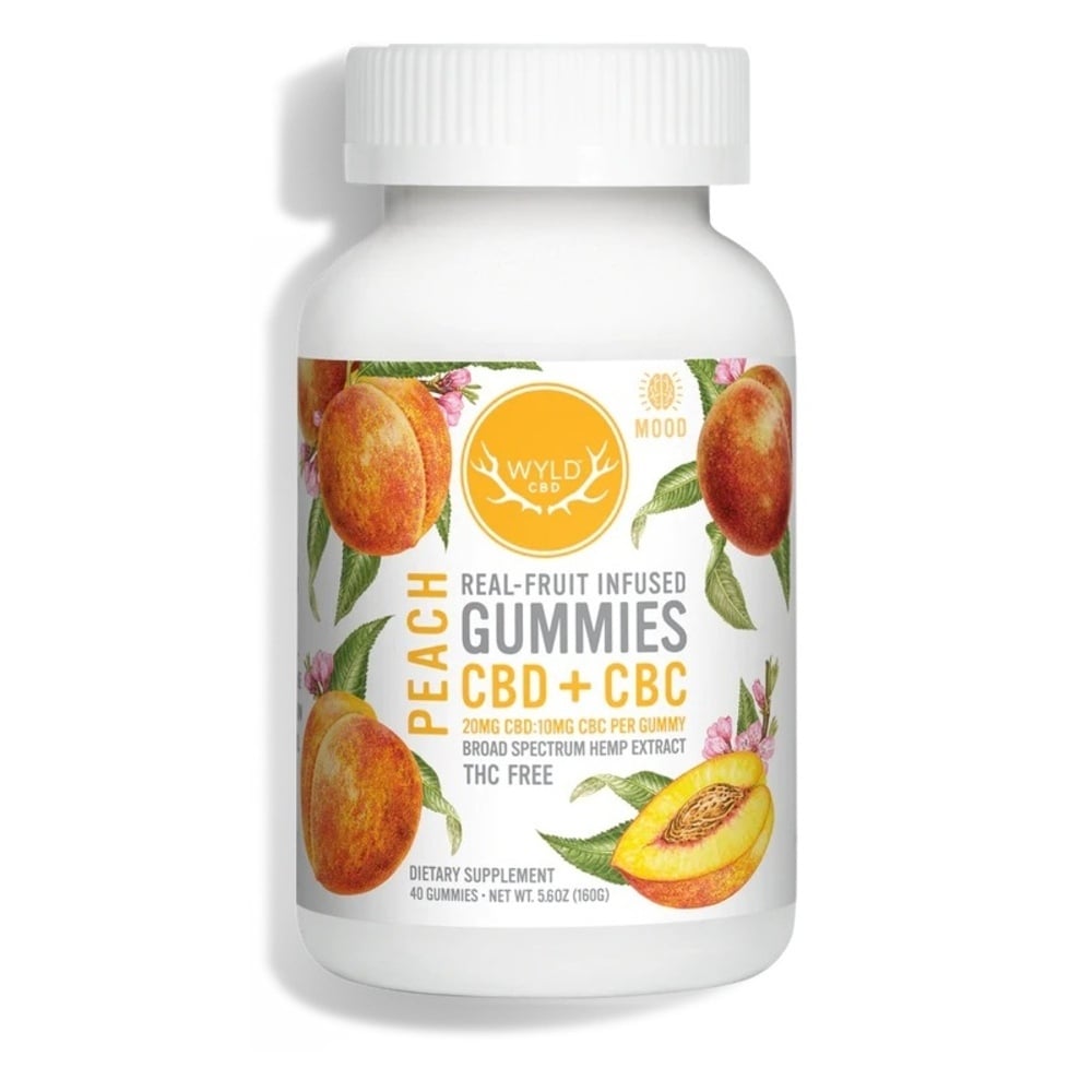 800mg Peach CBD:CBC Gummies (40-pack)