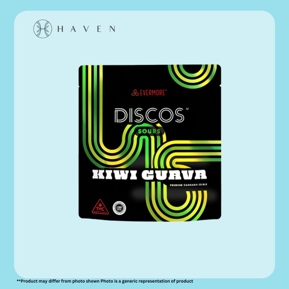 10mg Sour Kiwi Guava Discos (10pk) | Evermore