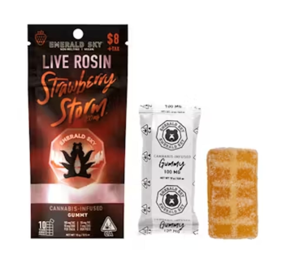 Live Rosin Strawberry Storm | 1pk/10mg - 100mg | Hybrid |