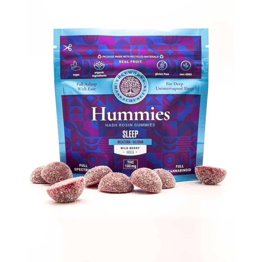 Sleep | Live Hash Rosin Gummies - Indica (100mg) *Formerly Hummies