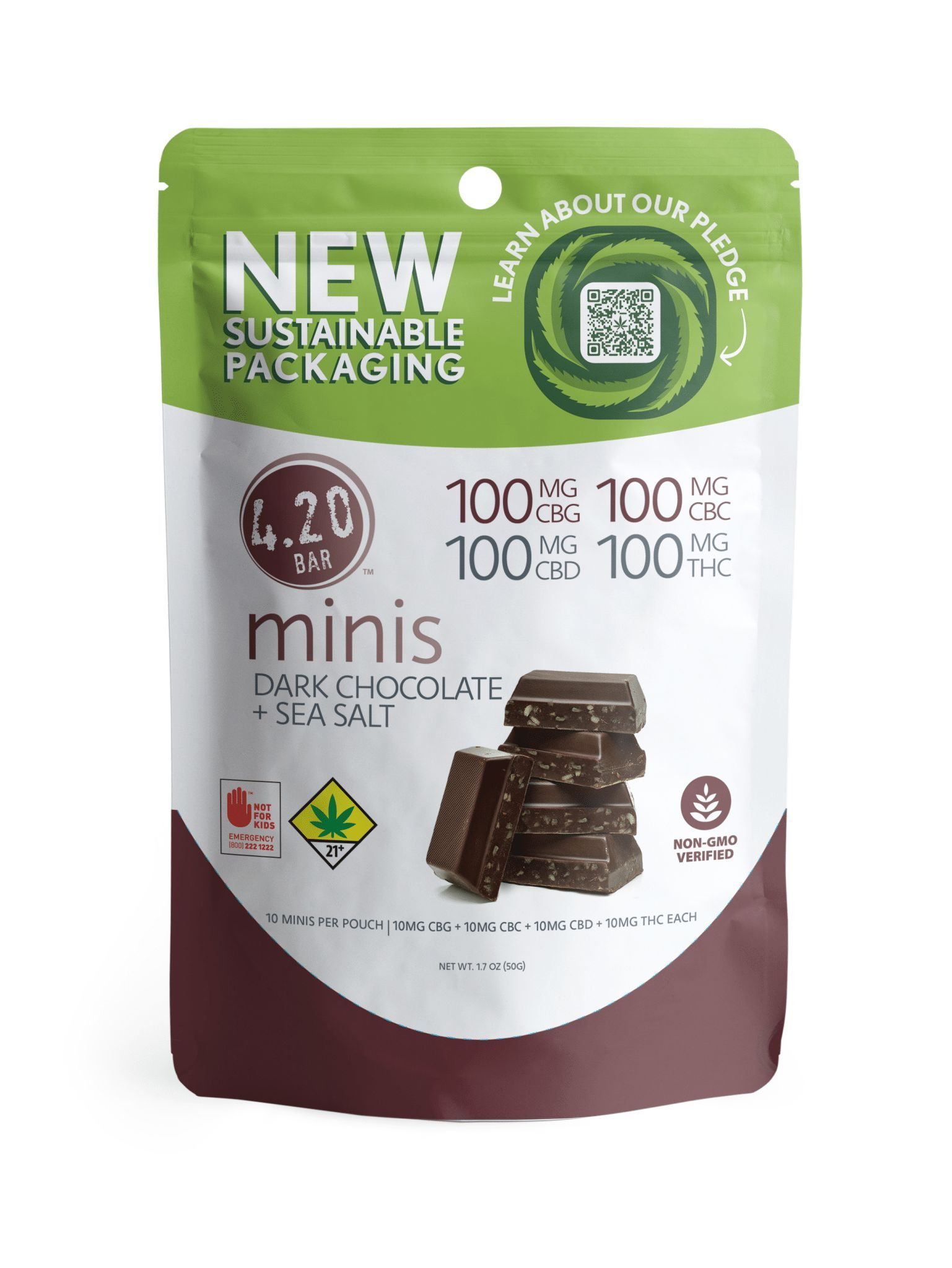 1:1:1:1 Dark Chocolate + Sea Salt