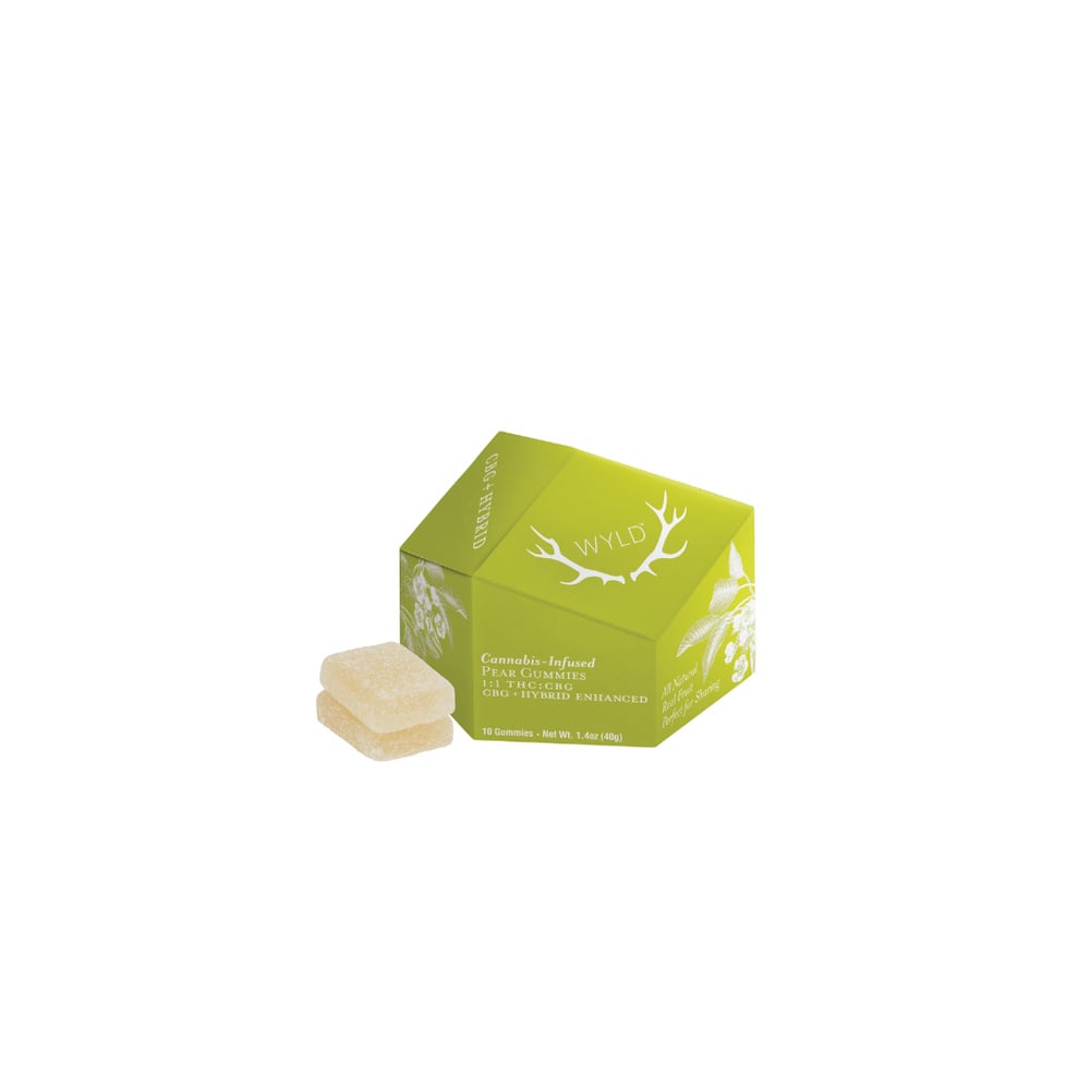 Pear 1:1 CBG + Hybrid Enhanced Gummies | 100mg