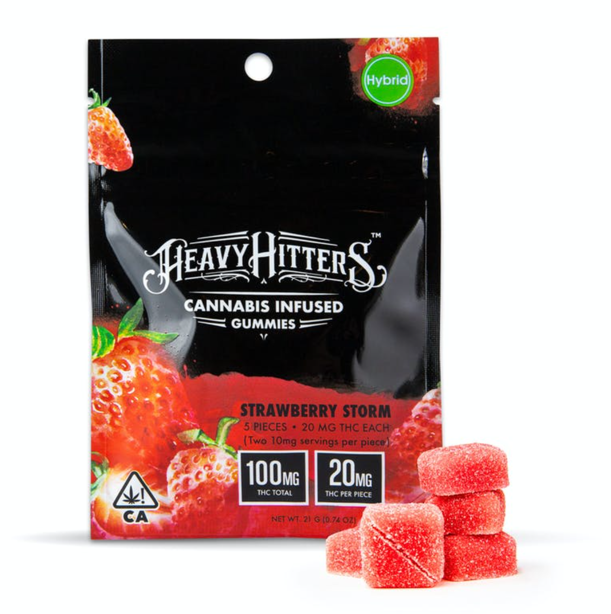 Strawberry Storm - Hybrid [5pk] (100mg)