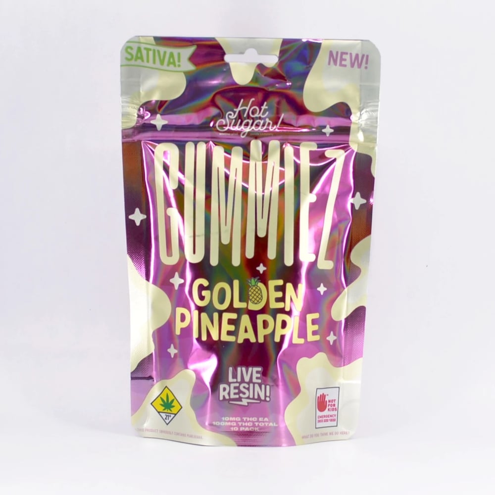 Golden Pineapple - Indica [10pk] (100mg)