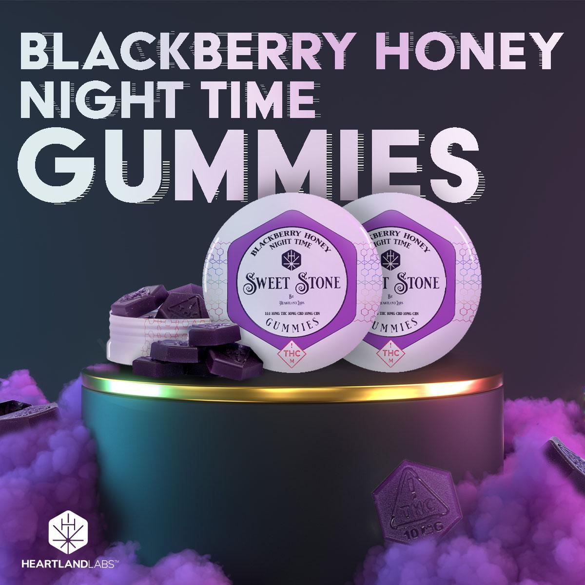 1:1:1 Blackberry Honey Night Time [10pk] (100mg CBD/100mg CBN/100mg THC)