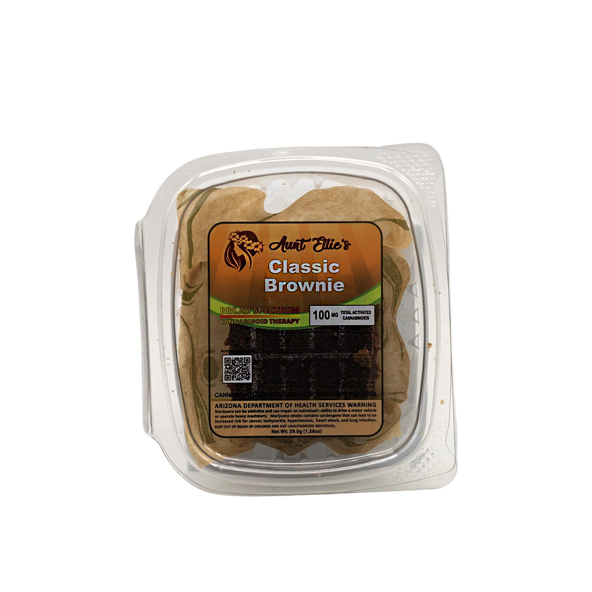 Classic Brownie Indica (100MG X 10mg each)