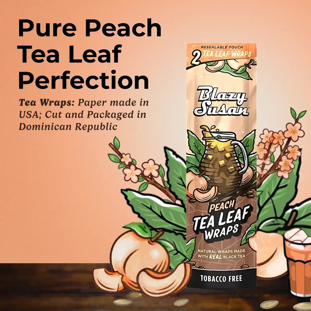 Blazy Susan Peach Tea Wraps Blazy Susan Peach Tea Wraps
