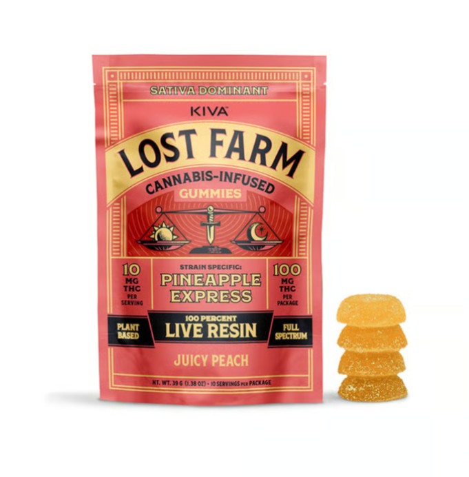 Shop Juicy Peach x Pineapple Express [10pk] (100mg) | The