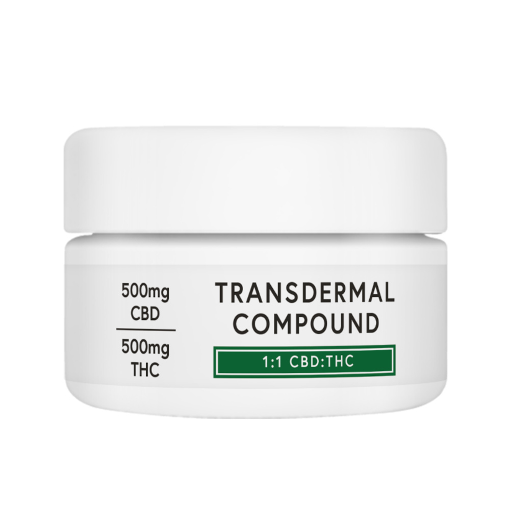 1:1 Transdermal Compound (1000mg CBD/1000mg THC)