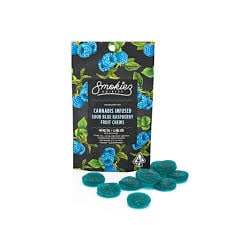 250mg Sour Blue Raspberry Indica Gummies (TAX INCLUDED)