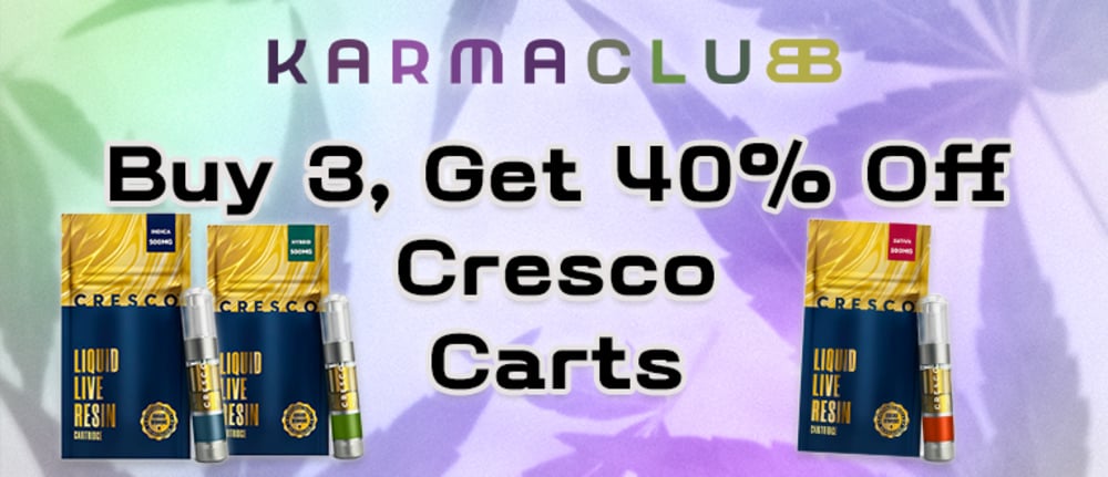 Cresco Cartridges: Buy 3, Get 40% Off special
