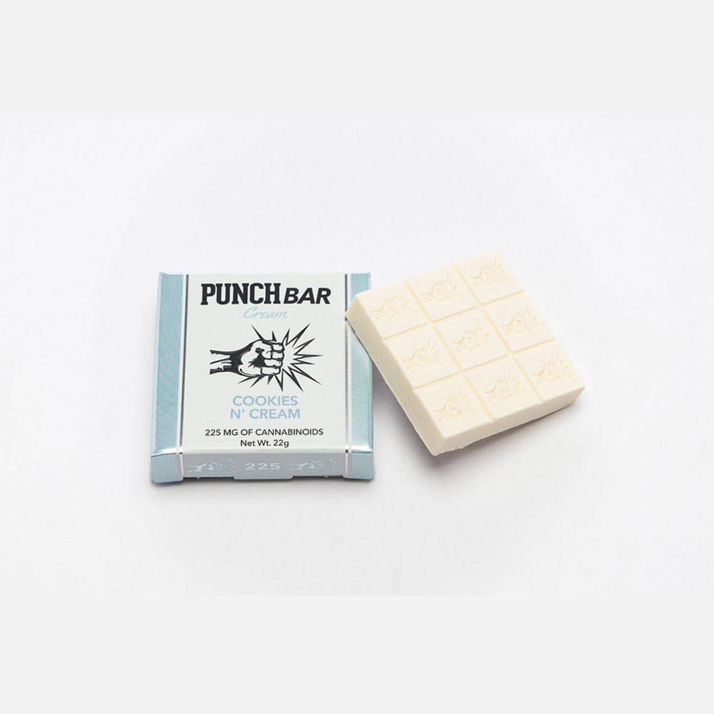 Macadamia Nut White Chocolate (90mg) Punch Punch Bar Cream Jane