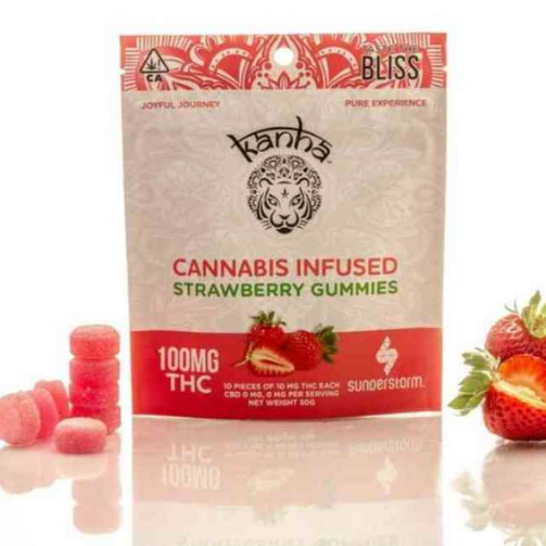 Strawberry - Indica [10pk] (100mg)