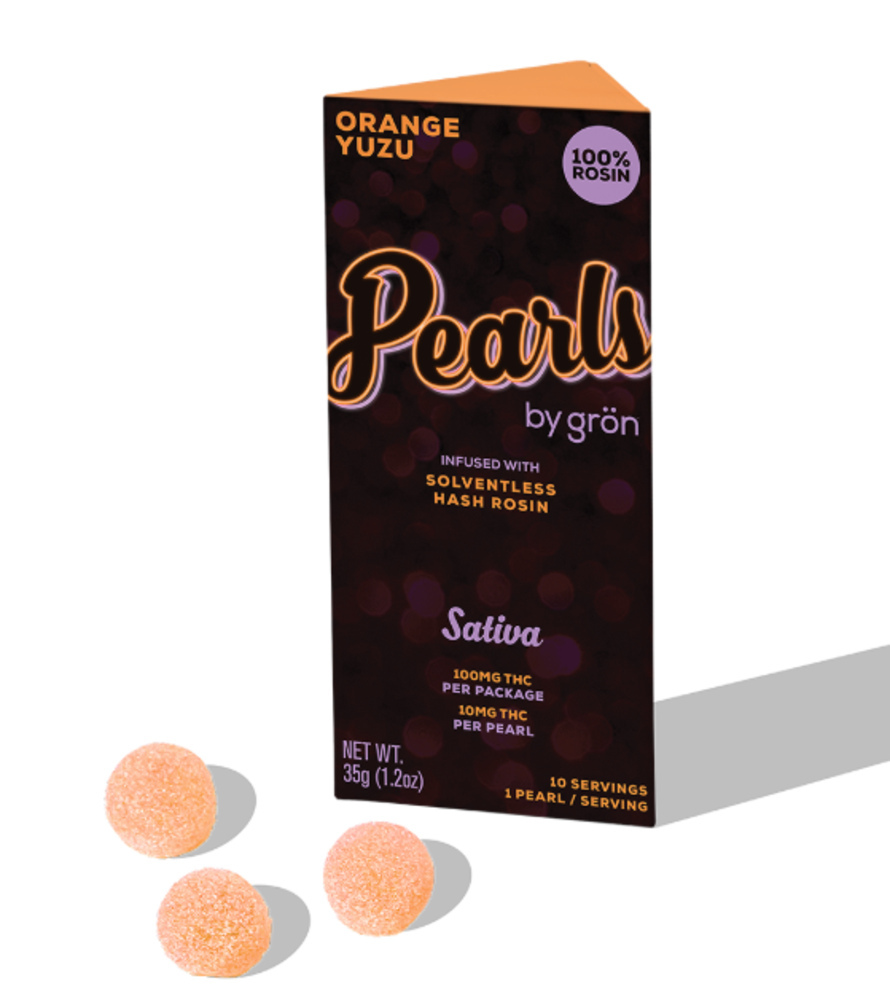 THC Orange Yuzu Pearls - Sativa (100mg)