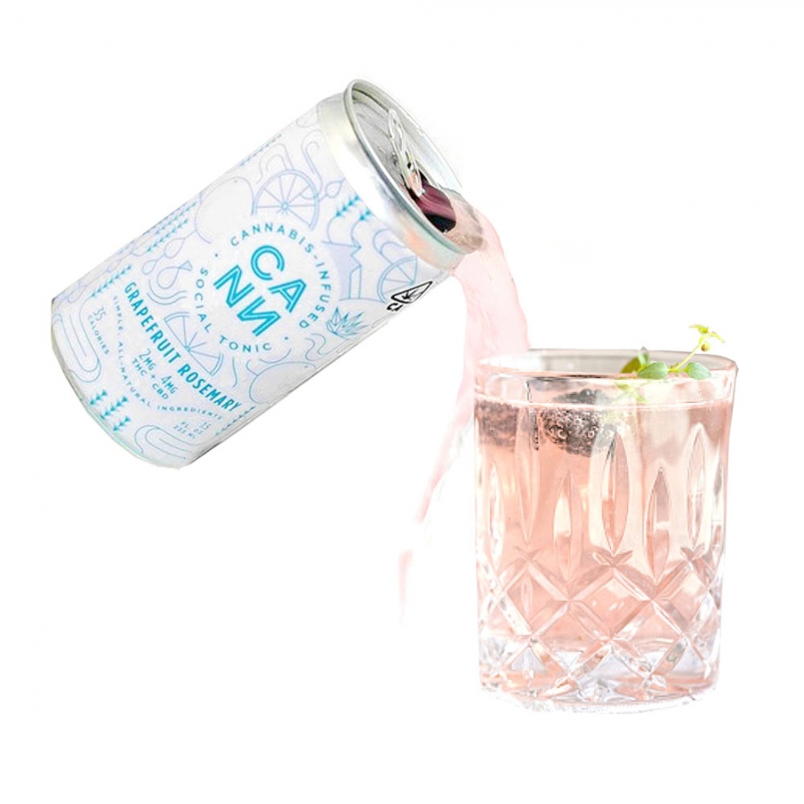 Grapefruit Rosemary 6pk (2mg THC, 4mg CBD per can)