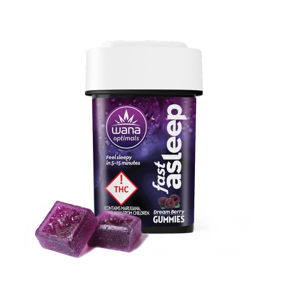 Fast Asleep - Dream Berry [10pk] (100mg CBD/20mg THC/20mg CBN/20mg CBG/10mg Melatonin)