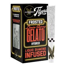 Lemon Cherry Gelato (2.5g) - Diamond Frosted Flyers Pre-Rolls