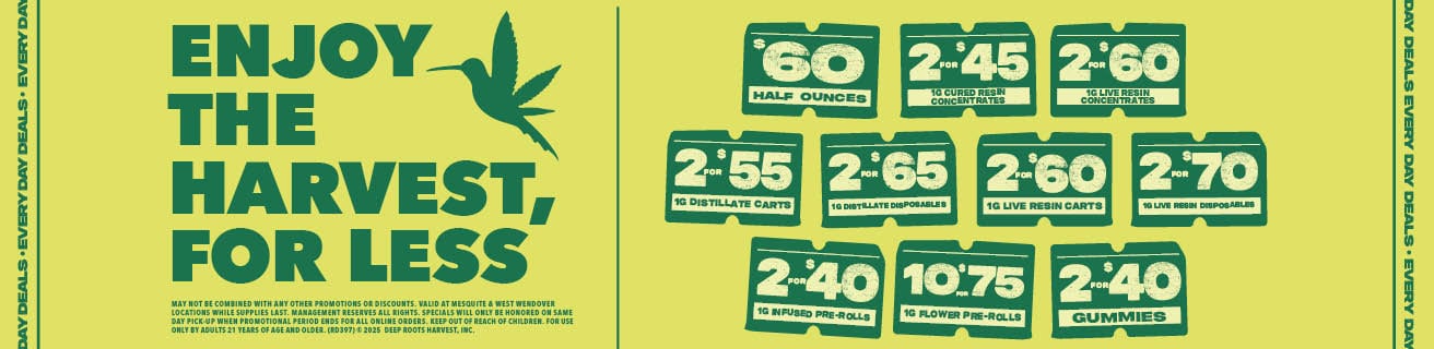 Deep Roots Harvest - West Wendover Marketing Banner