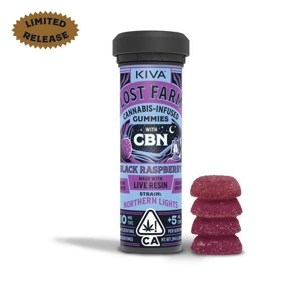Black Raspberry x Northern Lights [10pk] (100mg THC/50mg CBN)