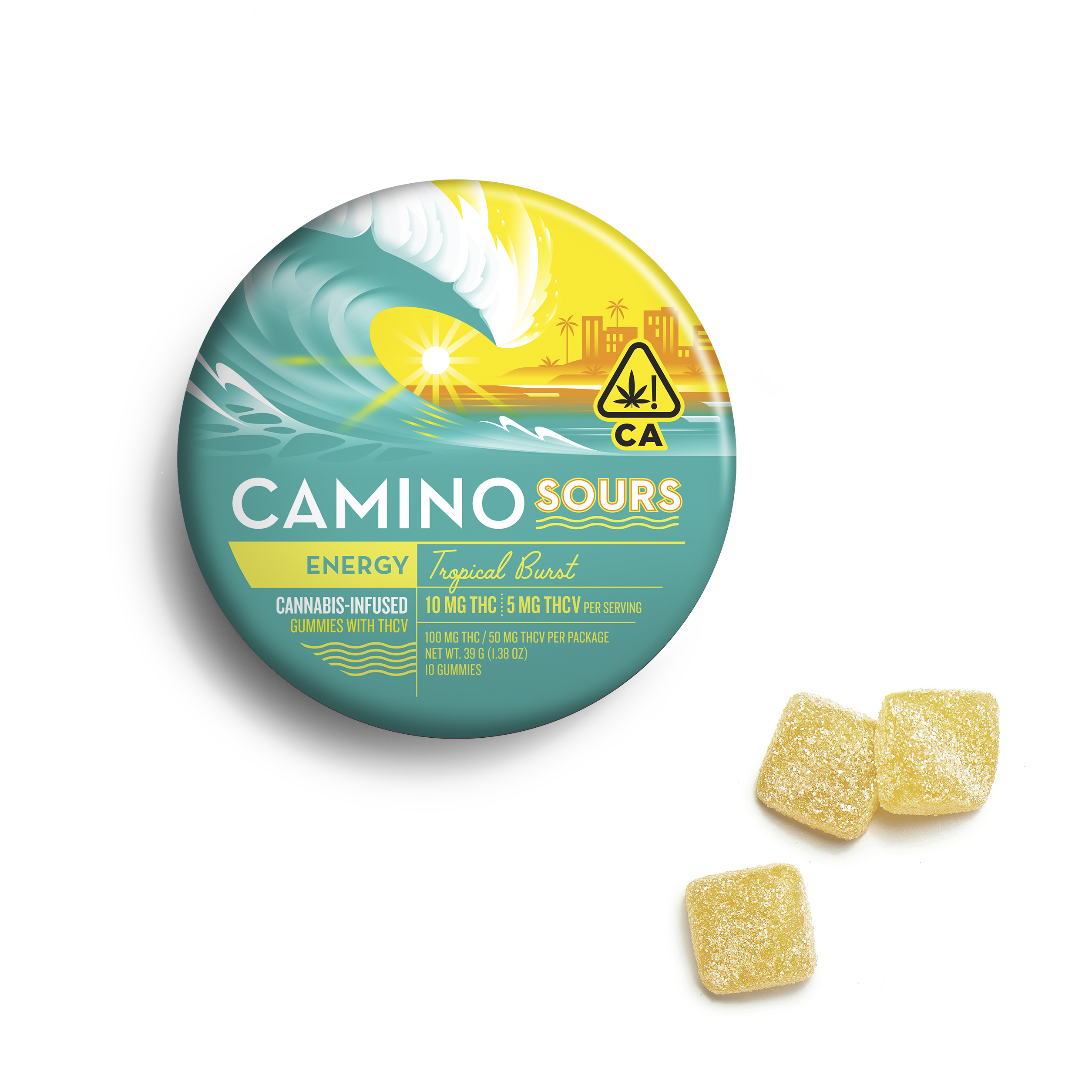 'Energy' Tropical Burst [10pk] (100mg THC/50mg THCV)