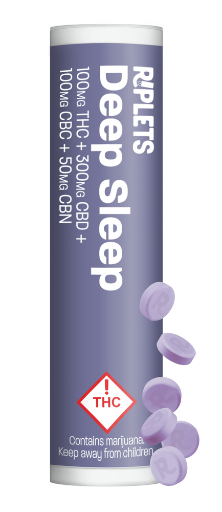 Deep Sleep Riplets [20pk] (100mg THC/50mg CBN/300mg CBD/100mg CBC)