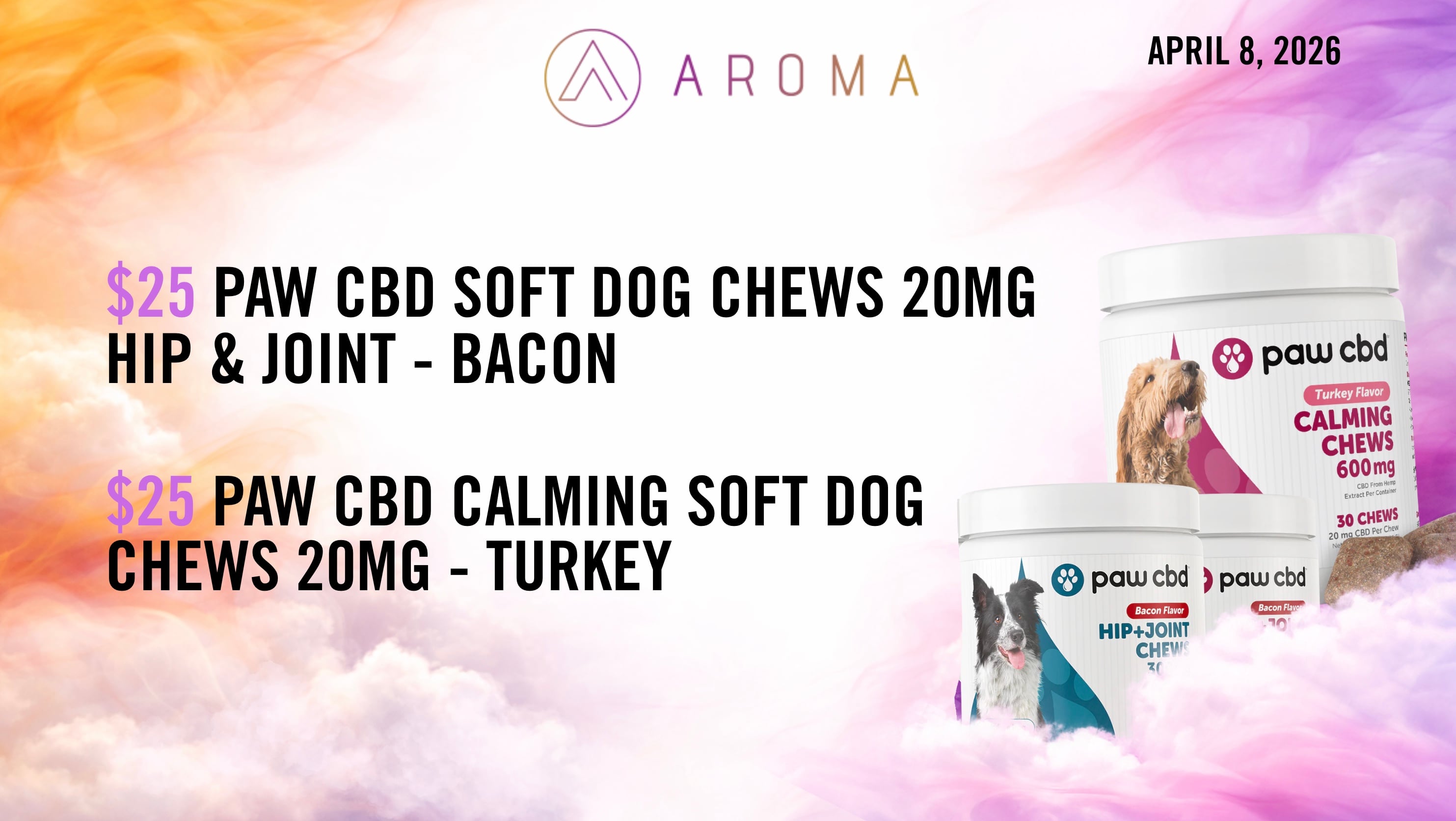 $25 Hip & Joint - Bacon 600mg special