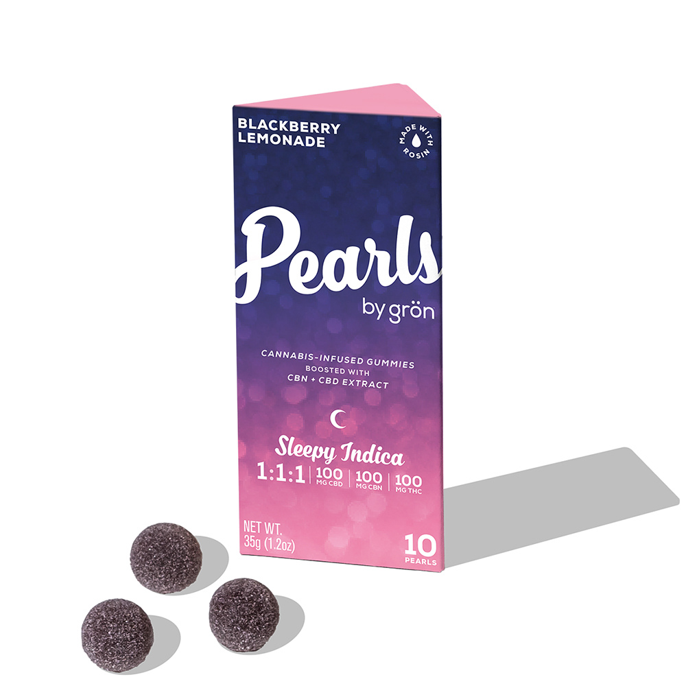 1:1:1 Blackberry Lemonade Pearls - Sleepy Indica (100mg CBD/ 100mg CBN/ 100mg THC)